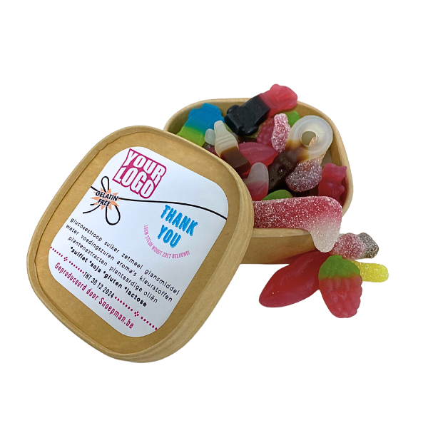 snoepdoosje veggie 250g