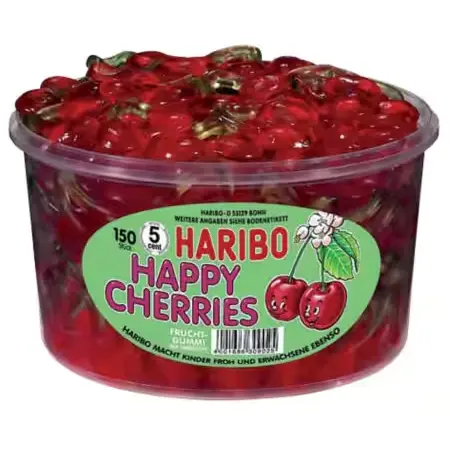 Haribo Happy Cherries Fruitgums 150 Stuks 
