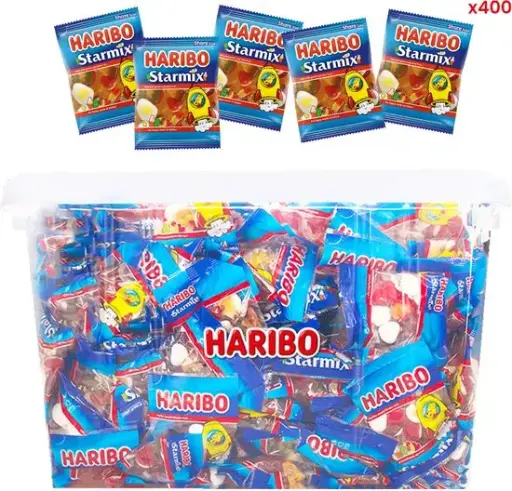 Haribo Starmix ULTRA snoepzakjes box - 400 zakjes